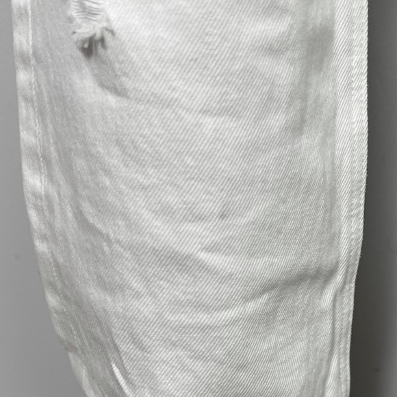 NEW ALEXANDER WANG REVOLVE WHITE DISTRESSED JEANS - Picture 4 of 10
